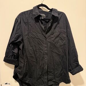 J. Crew Women's Black Button Down Shirt